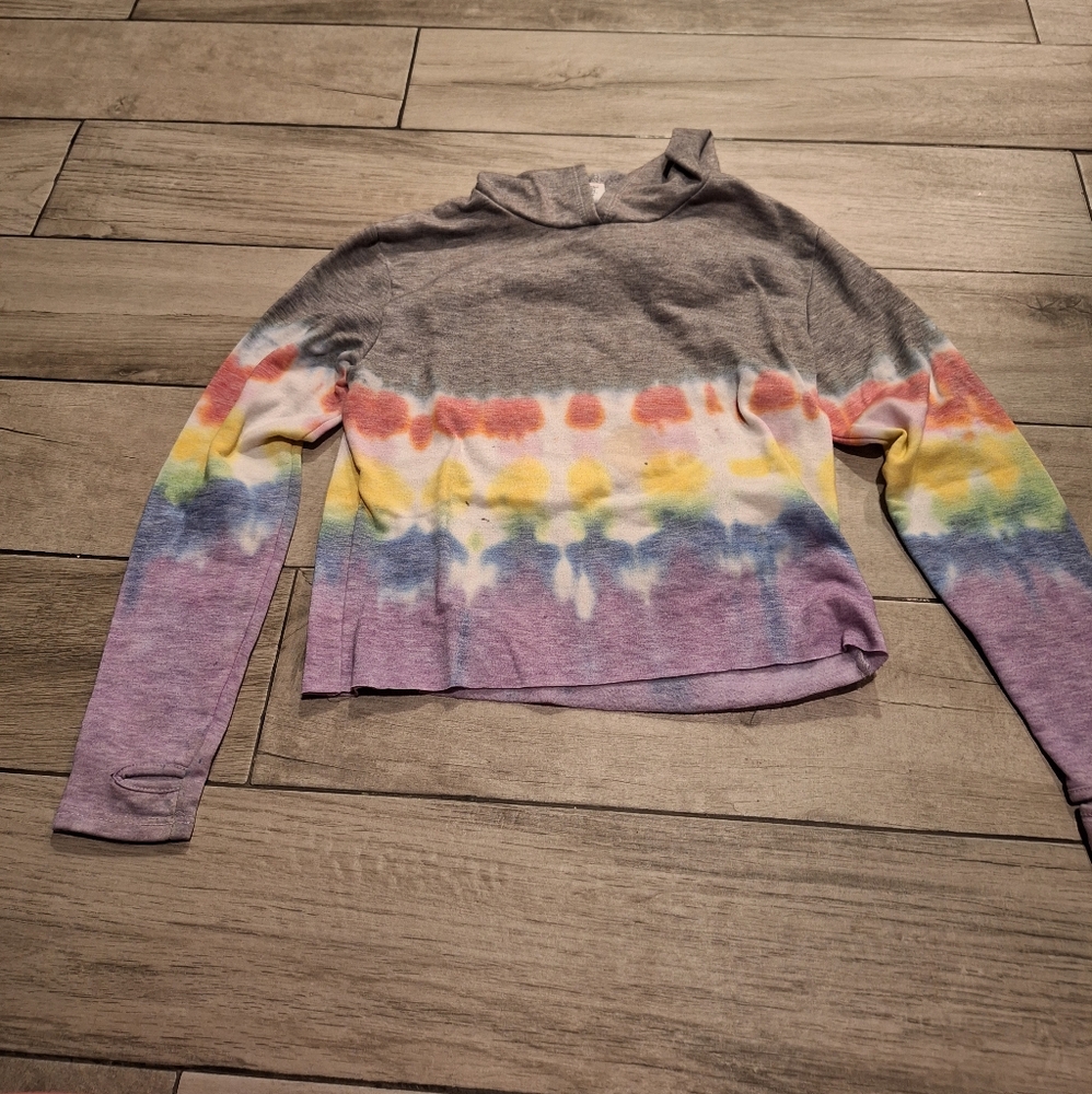 🐣Firehouse girls rainbow hoodie🦋🐯🐠🍬🍿🍕🐬